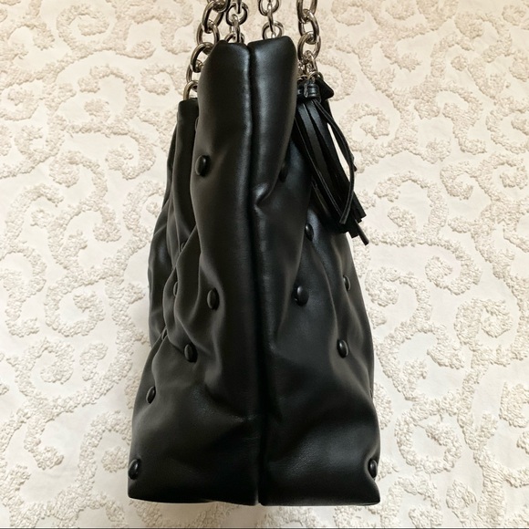 Disturbia Matte Black Dot purse - Picture 8 of 12